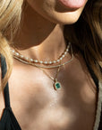 14k Royale Emerald Necklace