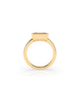 14k Elara Bezel Ring