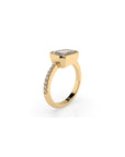 14k Elara Bezel Ring