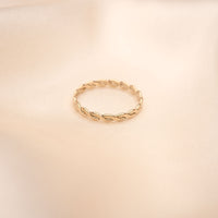 Gold Infinity Ring