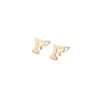 Gold Filled Alphabet Stud (Single)