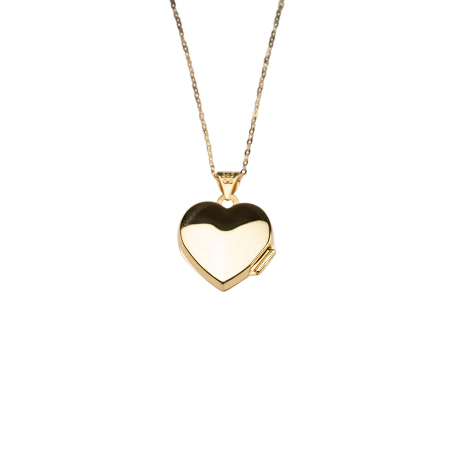 14k Heart Locket Necklace
