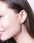 Rose Gold Hoops, Rose Gold Endless Hoops, 14k Rose Gold Hoops, Endless Hoops, 12mm Hoops, Dainty Hoops, Hoop Earrings, Endless Hoop Earrings