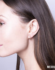 Rose Gold Hoops, Rose Gold Endless Hoops, 14k Rose Gold Hoops, Endless Hoops, 12mm Hoops, Dainty Hoops, Hoop Earrings, Endless Hoop Earrings