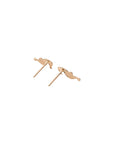 Gold Seahorse Studs