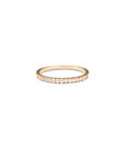 14k Half Eternity Diamond Band | 1/4 CTW