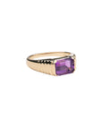 Amethyst Pyramid Ring - Fine Jewelry