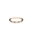 14k Triple Baguette Ring