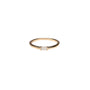 14k Gold Baguette Solitaire Ring