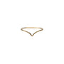 14k Gold Chevron Ring