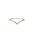 14k Gold Chevron Ring