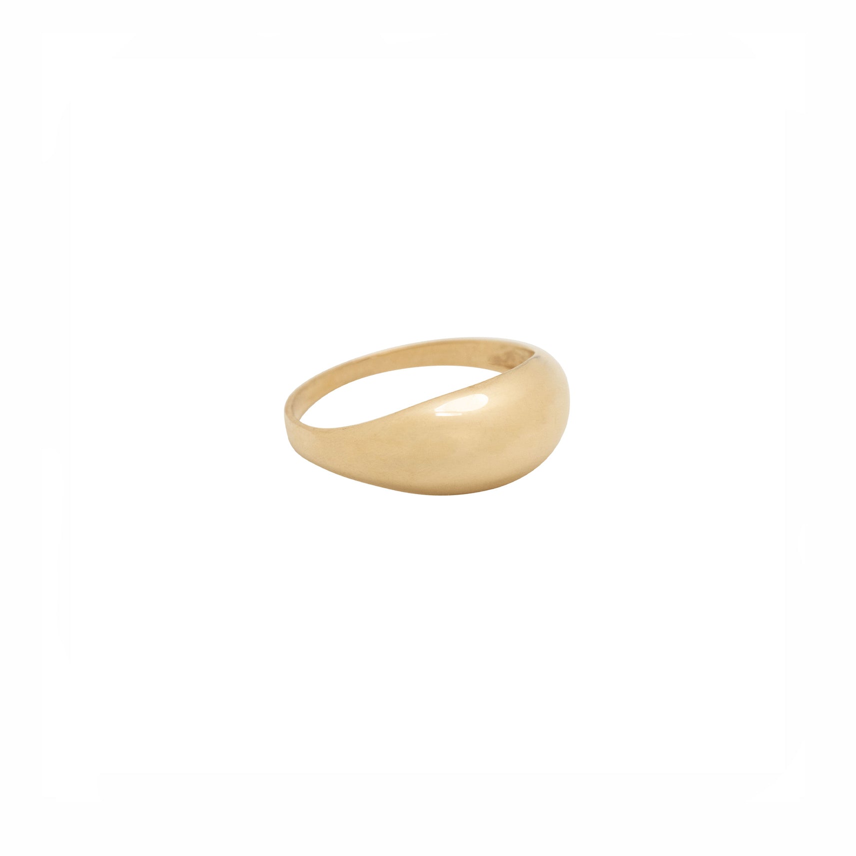 14k Gold Dome Ring