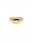 14k Little Square Signet Ring