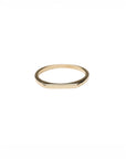 14k Gold Thin Signet Ring