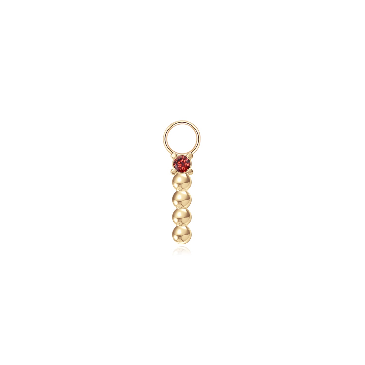 14K Hoop Charms