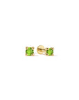 14k Flat Back Birthstone Studs