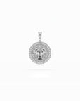 14k Diamond Halo Zodiac Necklace