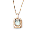 14k Royale Aquamarine Necklace