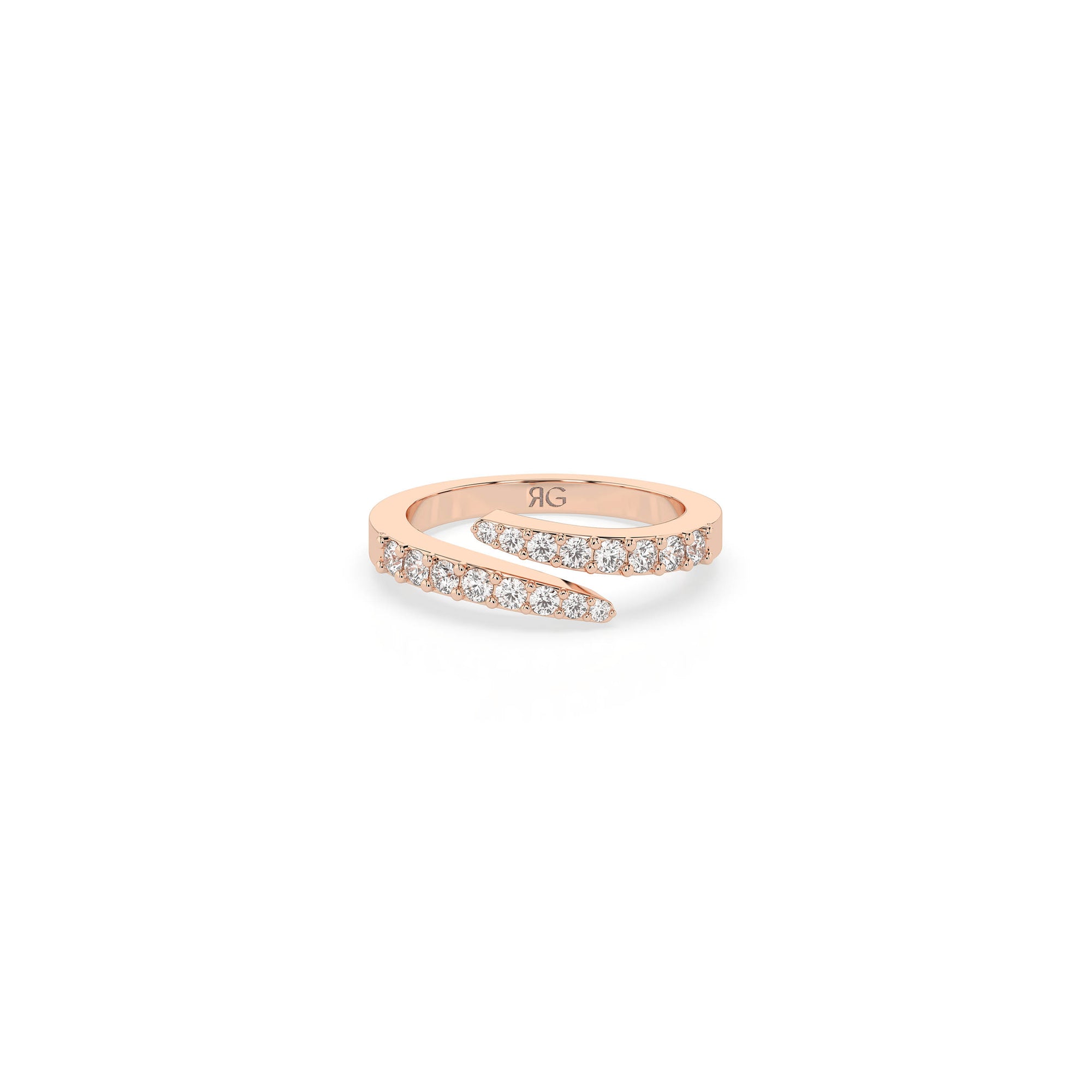 14k Open Bypass Ring