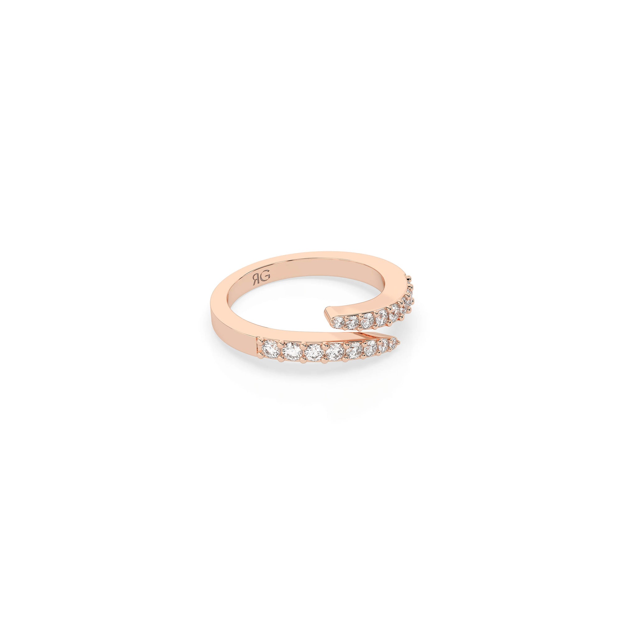 14k Open Bypass Ring