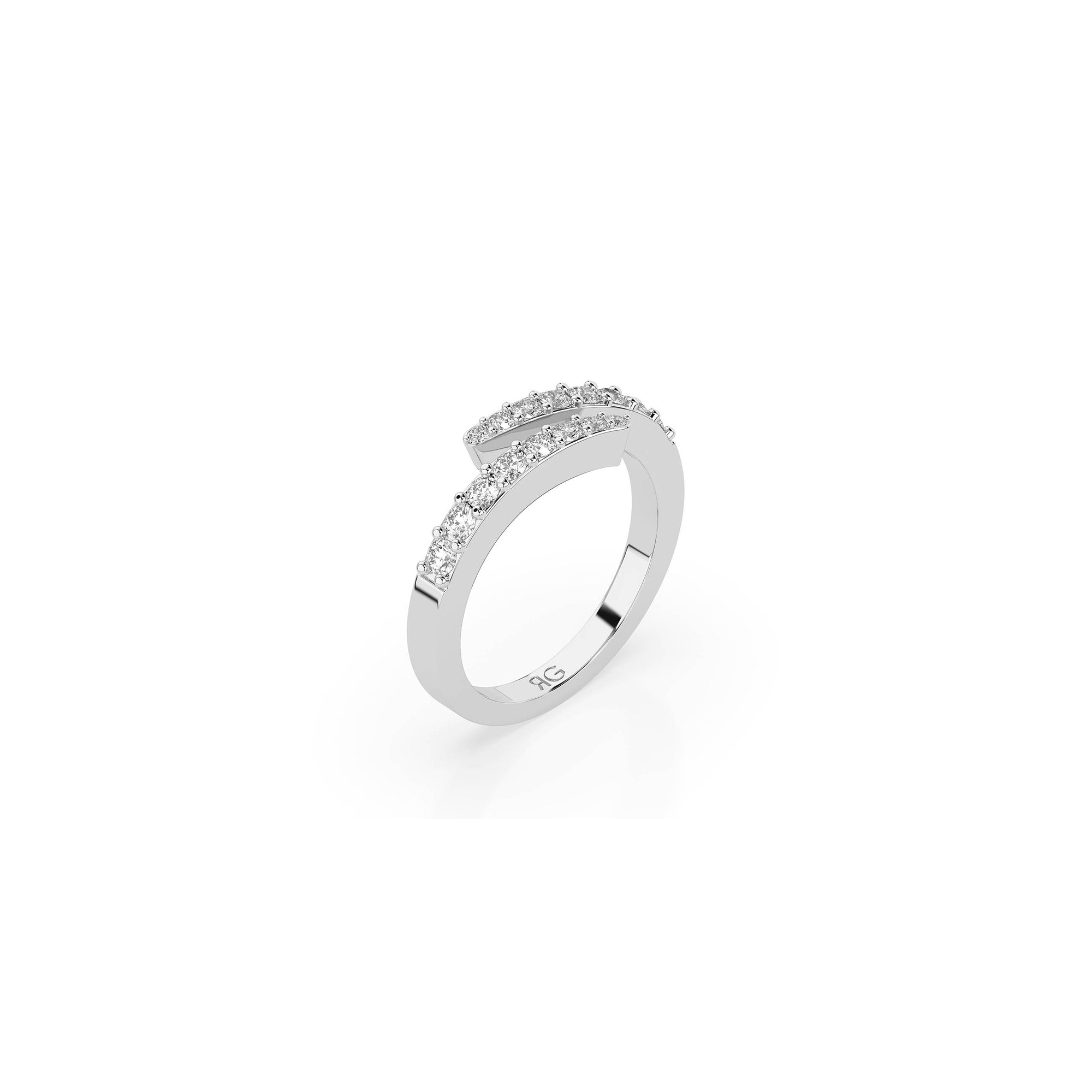 14k Open Bypass Ring