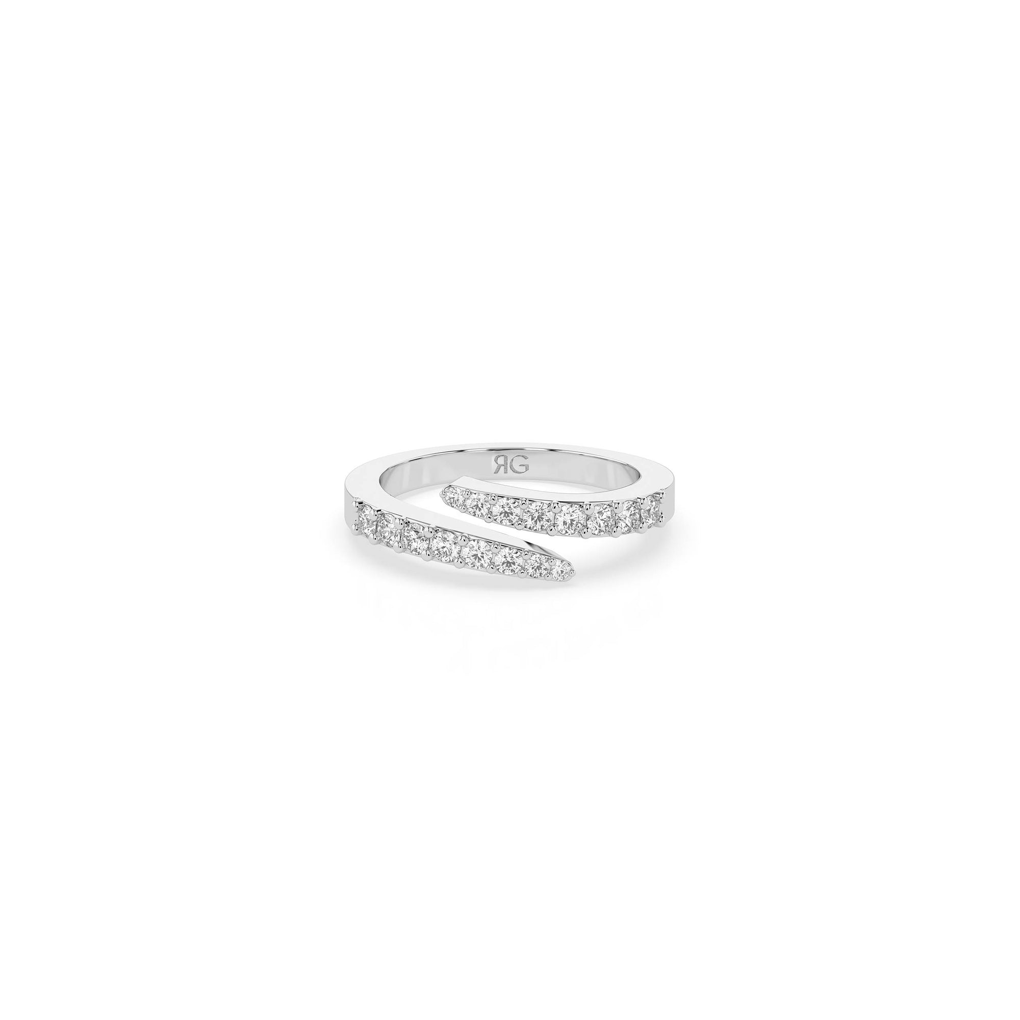 14k Open Bypass Ring