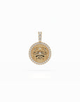 14k Diamond Halo Zodiac Necklace