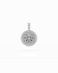 14k Diamond Halo Zodiac Necklace