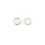 Gold Full Moon Studs