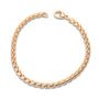 Gold Round Box Bracelet