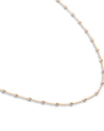 14k Disco Satellite Necklace