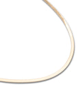 14k Herringbone Necklace