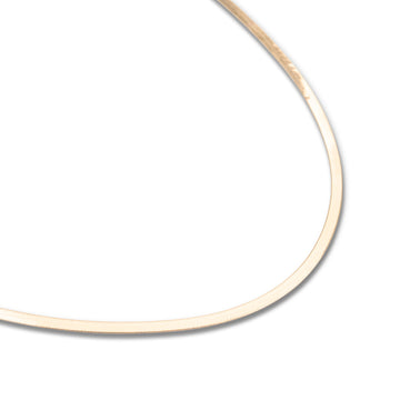 14k Herringbone Necklace