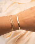 14k Gold Curb Link Bracelet