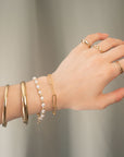 Gold and Pearl Bracelet