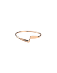 Gold Barrel Wave Ring