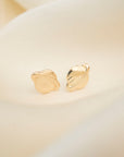 Gold Saturn Studs