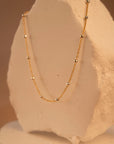 Two-Tone Satellite Necklace