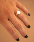 Silver Large Signet Ring