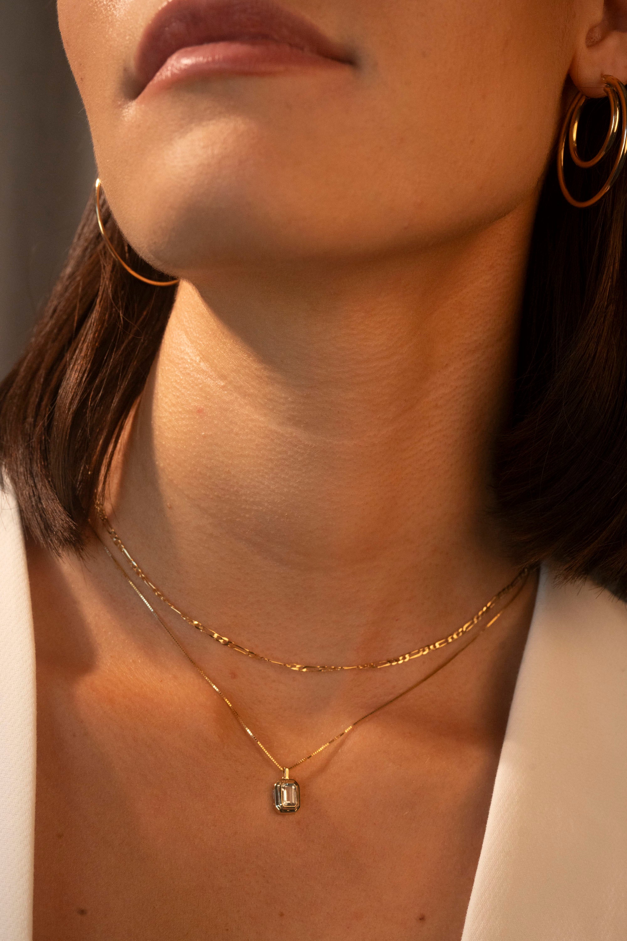 14k Thin Figaro Necklace