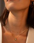 14k Thin Figaro Necklace