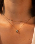 14k Thin Figaro Necklace