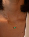 14k Emerald Hera Necklace