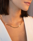 Gold Circles Necklace