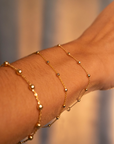 14k Disco Satellite Bracelet