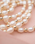 Gold and Pearl Necklace