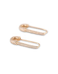 14k Diamond Safety Pin