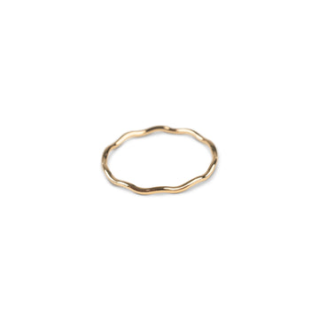 Gold Filled Wavy Ring