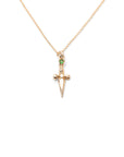 14k Dagger Necklace