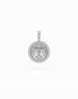 14k Diamond Halo Zodiac Necklace